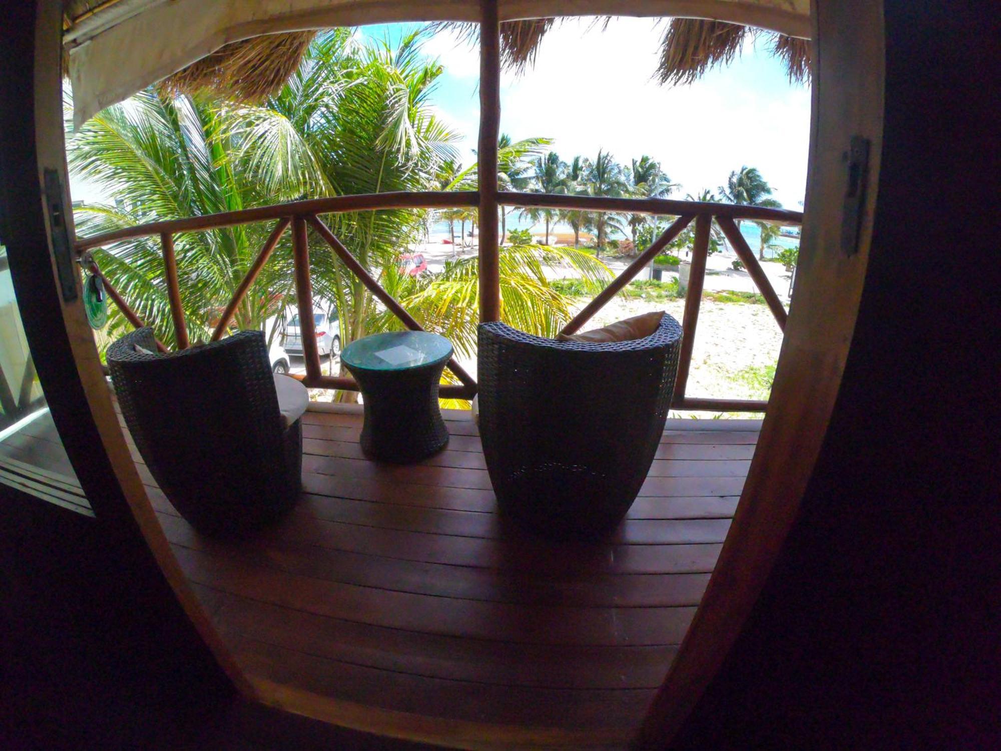 Palmeras De Mahahual Cabanas Chambre photo