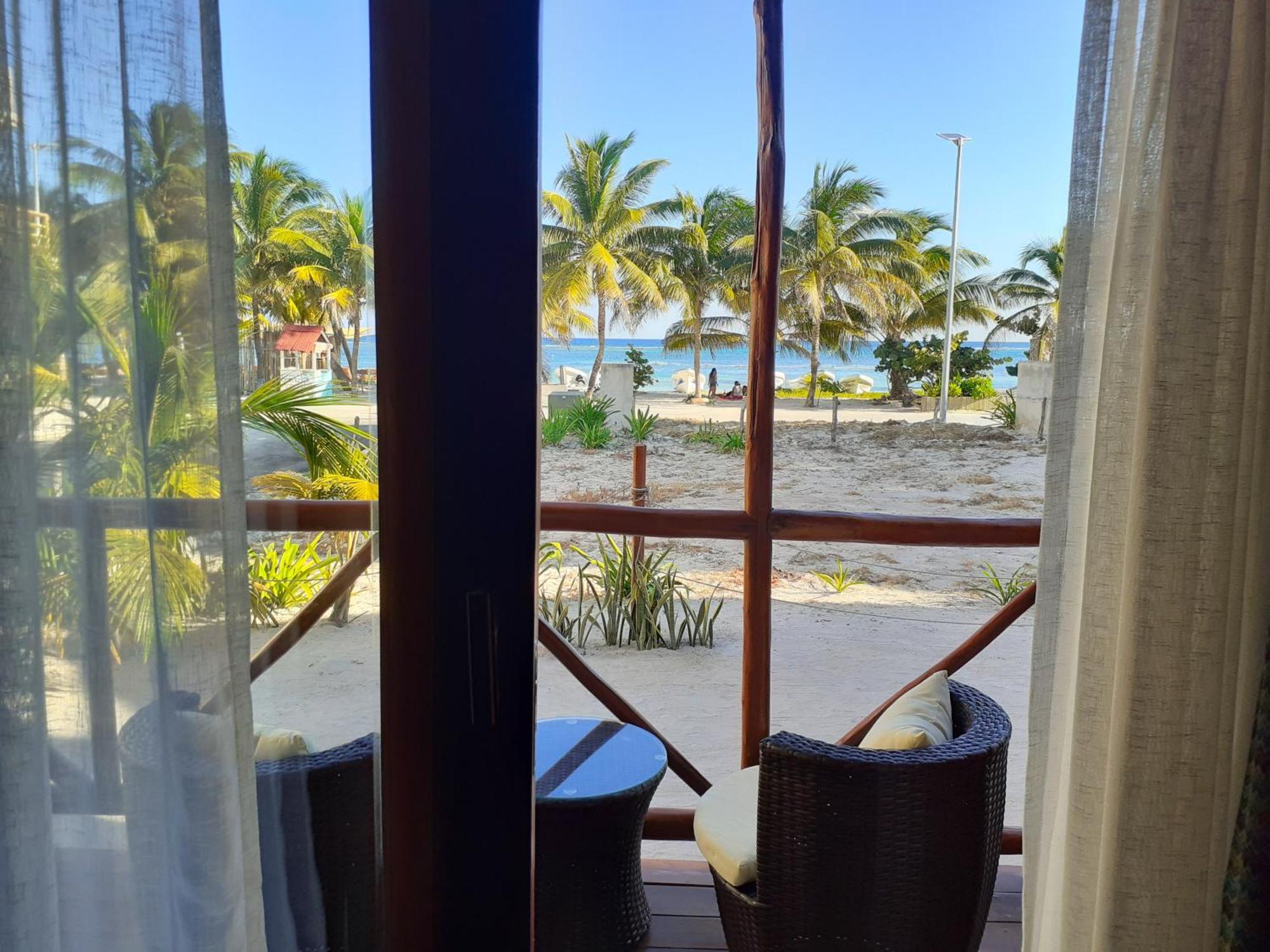 Palmeras De Mahahual Cabanas Chambre photo